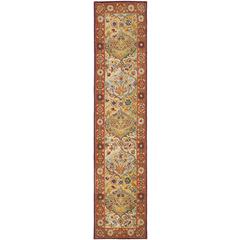 HERITAGE, MULTI / RED, 2'-3" X 10', Area Rug