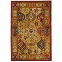 HERITAGE, MULTI, 6'-0" X 9'-0", Area Rug