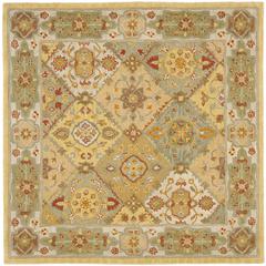 HERITAGE, MULTI / IVORY, 6' X 6' Square, Area Rug