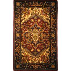 HERITAGE, RED, 3'-0" X 5'-0", Area Rug
