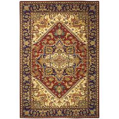 HERITAGE, RED, 5'-0" X 8'-0", Area Rug