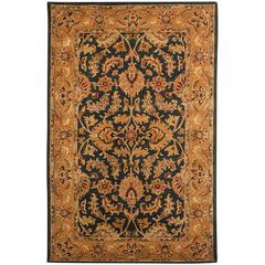 HERITAGE, DARK GREEN / GOLD, 5'-0" X 8'-0", Area Rug