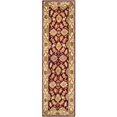HERITAGE, RED / IVORY, 2'-3" X 8', Area Rug