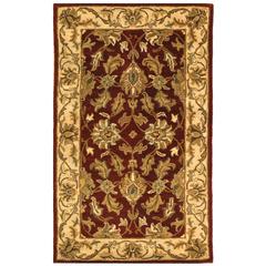 HERITAGE, RED / IVORY, 3' X 5', Area Rug