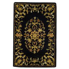 HERITAGE, BLACK, 2'-0" X 3'-0", Area Rug, HG640B-2