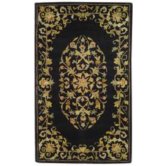 HERITAGE, BLACK, 3'-0" X 5'-0", Area Rug, HG640B-3