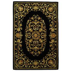 HERITAGE, BLACK, 4'-0" X 6'-0", Area Rug, HG640B-4