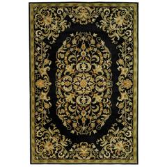 HERITAGE, BLACK, 6'-0" X 9'-0", Area Rug, HG640B-6