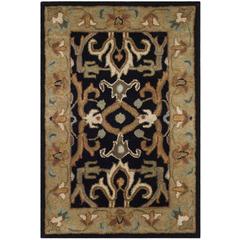 HERITAGE, CHARCOAL / BEIGE, 2'-0" X 3'-0", Area Rug
