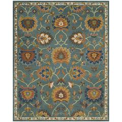 HERITAGE, LIGHT BLUE, 8' X 10', Area Rug