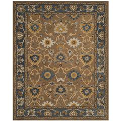 HERITAGE, CAMEL / BLUE, 8' X 10', Area Rug