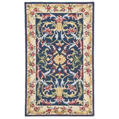 HERITAGE, NAVY / IVORY, 3' X 5', Area Rug