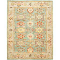 HERITAGE, LIGHT BLUE / IVORY, 7'-6" X 9'-6", Area Rug
