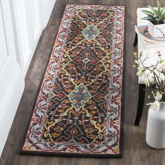 HERITAGE, CHARCOAL / IVORY, 2'-3" X 8', Area Rug