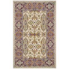 HERITAGE, IVORY / BLUE, 5' X 8', Area Rug, HG739A-5