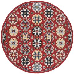 HERITAGE, RED / BLUE, 6' X 6' Round, Area Rug, HG746Q-6R