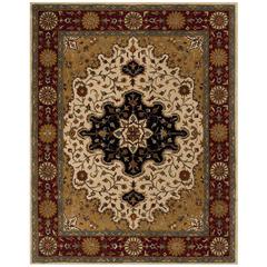 HERITAGE, IVORY / RED, 7'-6" X 9'-6", Area Rug, HG760A-8