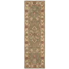 HERITAGE, GREEN / GOLD, 2'-3" X 8', Area Rug, HG811A-28