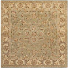 HERITAGE, GREEN / GOLD, 8' X 8' Square, Area Rug