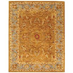 HERITAGE, BROWN / BLUE, 7'-6" X 9'-6", Area Rug, HG812A-8