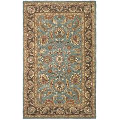 HERITAGE, BLUE / BROWN, 5' X 8', Area Rug, HG812B-5