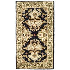 HERITAGE, BLACK / IVORY, 2'-3" X 4', Area Rug