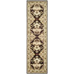 HERITAGE, ESPRESSO / IVORY, 2'-3" X 8', Area Rug