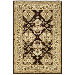 HERITAGE, ESPRESSO / IVORY, 5' X 8', Area Rug