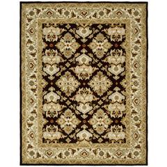 HERITAGE, ESPRESSO / IVORY, 7'-6" X 9'-6", Area Rug