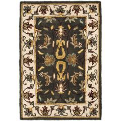 HERITAGE, BLACK / IVORY, 2' X 3', Area Rug, HG819A-2