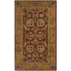 HERITAGE, RED / NATURAL, 2'-3" X 4', Area Rug, HG820A-24