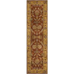 HERITAGE, RED / NATURAL, 2'-3" X 8', Area Rug, HG820A-28