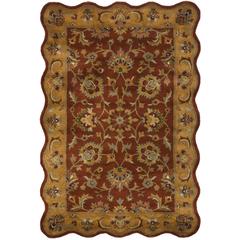HERITAGE, RED / NATURAL, 4' X 6', Area Rug, HG820A-4S