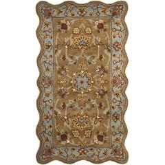 HERITAGE, BEIGE / BLUE, 2'-3" X 4', Area Rug, HG821A-24S