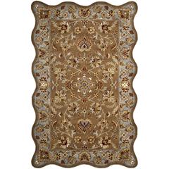 HERITAGE, BEIGE / BLUE, 4' X 6', Area Rug, HG821A-4S