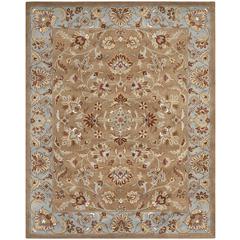 HERITAGE, BEIGE / BLUE, 7'-6" X 9'-6", Area Rug, HG821A-8