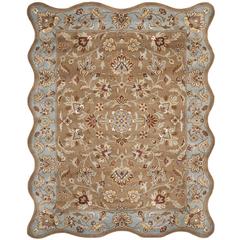 HERITAGE, BEIGE / BLUE, 7'-6" X 9'-6", Area Rug, HG821A-8S