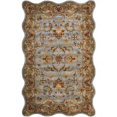 HERITAGE, BLUE / BEIGE, 4' X 6', Area Rug, HG822A-4S