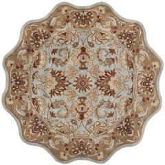 HERITAGE, BLUE / BEIGE, 6' X 6' Round, Area Rug, HG822A-6RS