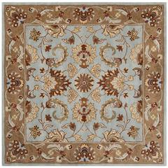 HERITAGE, BLUE / BEIGE, 6' X 6' Square, Area Rug, HG822A-6SQ