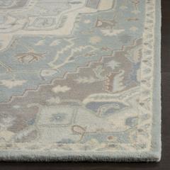 HERITAGE, BLUE / IVORY, 5' X 8', Area Rug, HG823A-5