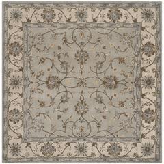 HERITAGE, BEIGE / GREY, 6' X 6' Square, Area Rug, HG862A-6SQ