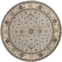 HERITAGE, GREEN / BEIGE, 6' X 6' Round, Area Rug, HG864A-6R