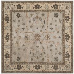 HERITAGE, GREEN / BEIGE, 6' X 6' Square, Area Rug, HG864A-6SQ