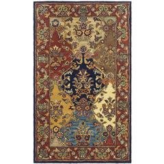 HERITAGE, MULTI / BURGUNDY, 3' X 5', Area Rug