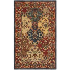 HERITAGE, BEIGE / BURGUNDY, 3' X 5', Area Rug