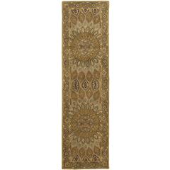 HERITAGE, LIGHT BROWN / GREY, 2'-3" X 8', Area Rug