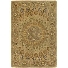 HERITAGE, LIGHT BROWN / GREY, 4' X 6', Area Rug