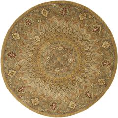 HERITAGE, LIGHT BROWN / GREY, 6' X 6' Round, Area Rug