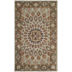 HERITAGE, BLUE / GREY, 3' X 5', Area Rug